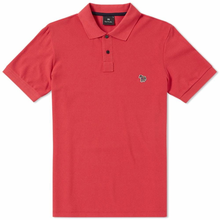 Photo: Paul Smith Regular Fit Zebra Polo Red