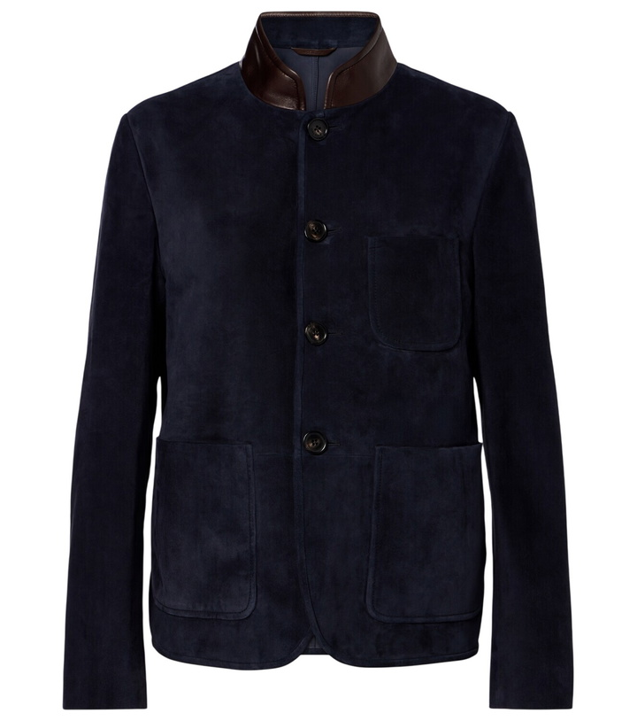 Photo: Loro Piana Spagna Mini suede jacket