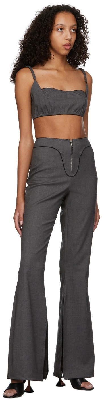 Anna October Grey Eugenie Top