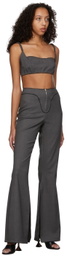 Anna October Grey Eugenie Top