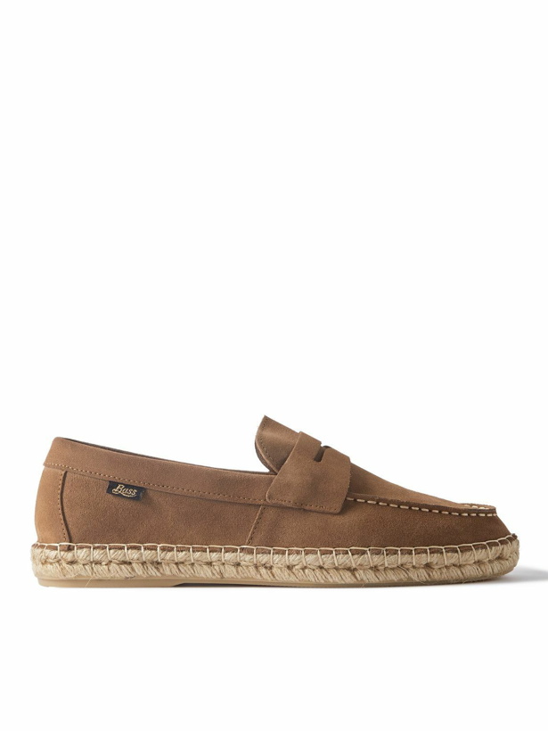 Photo: G.H. Bass & Co. - Suede Espadrilles - Brown