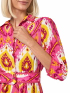 MC2 Saint Barth Woman Linen Short Dress Daisi With Ikat Print