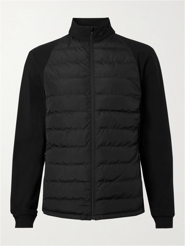 Photo: CASTORE - Bocaray Panelled Stretch-Jersey and Quilted Shell Down Jacket - Black