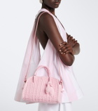 Jacquemus Turismo Small raffia-effect bowling bag