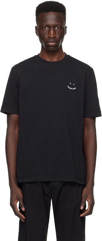 Photo: PS by Paul Smith Black Happy T-Shirt