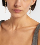 Ferragamo Gancini embellished drop earrings
