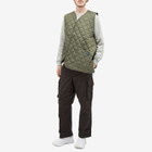 Comme des Garçons SHIRT Men's x Lavenham Thornham Vest in Khaki