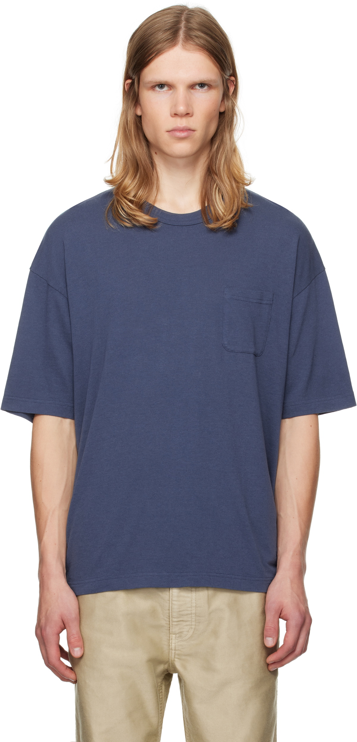 【関税込み】visvim ブルー Jumbo Tシャツ Visvim Jumbo Tシャツ | ブルー | FARFETCH JP