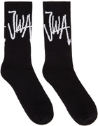 JW Anderson Three-Pack Black & White Logo Socks