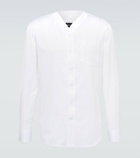 Giorgio Armani - Long-sleeved cotton twill shirt