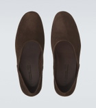 Stòffa Suede slip-on shoes