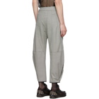 Kiko Kostadinov Black and White Check Lentz Trousers