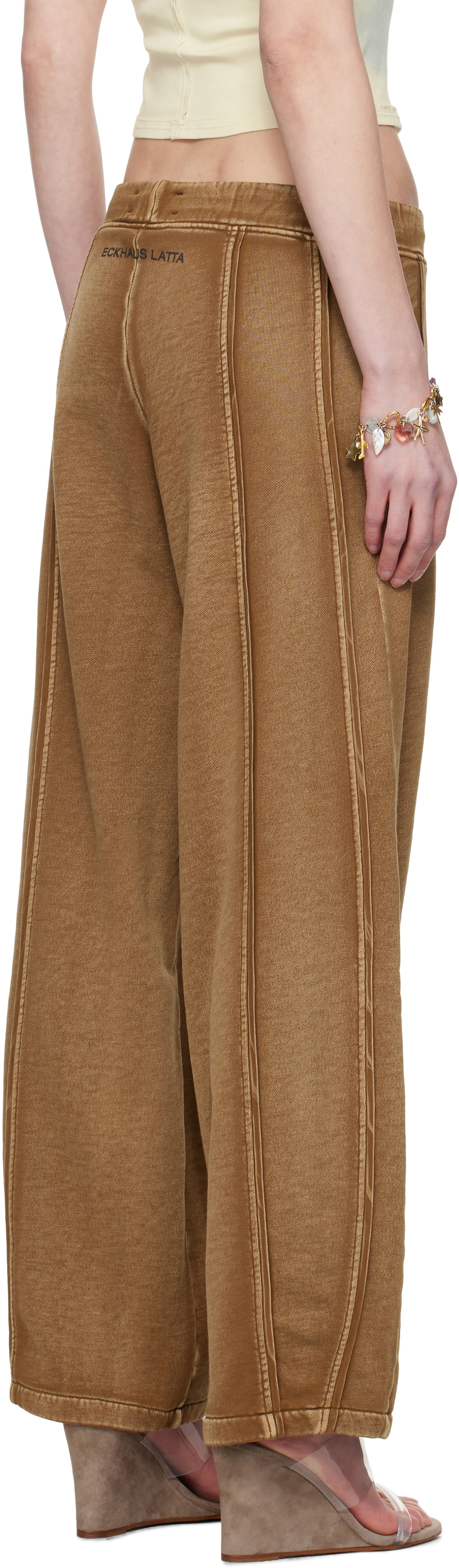 Eckhaus Latta Brown 'El Sweatpant' Lounge Pants