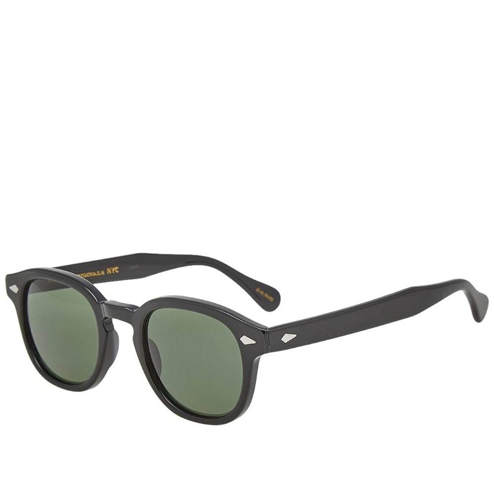 Photo: Moscot Lemtosh Sunglasses Black & G15