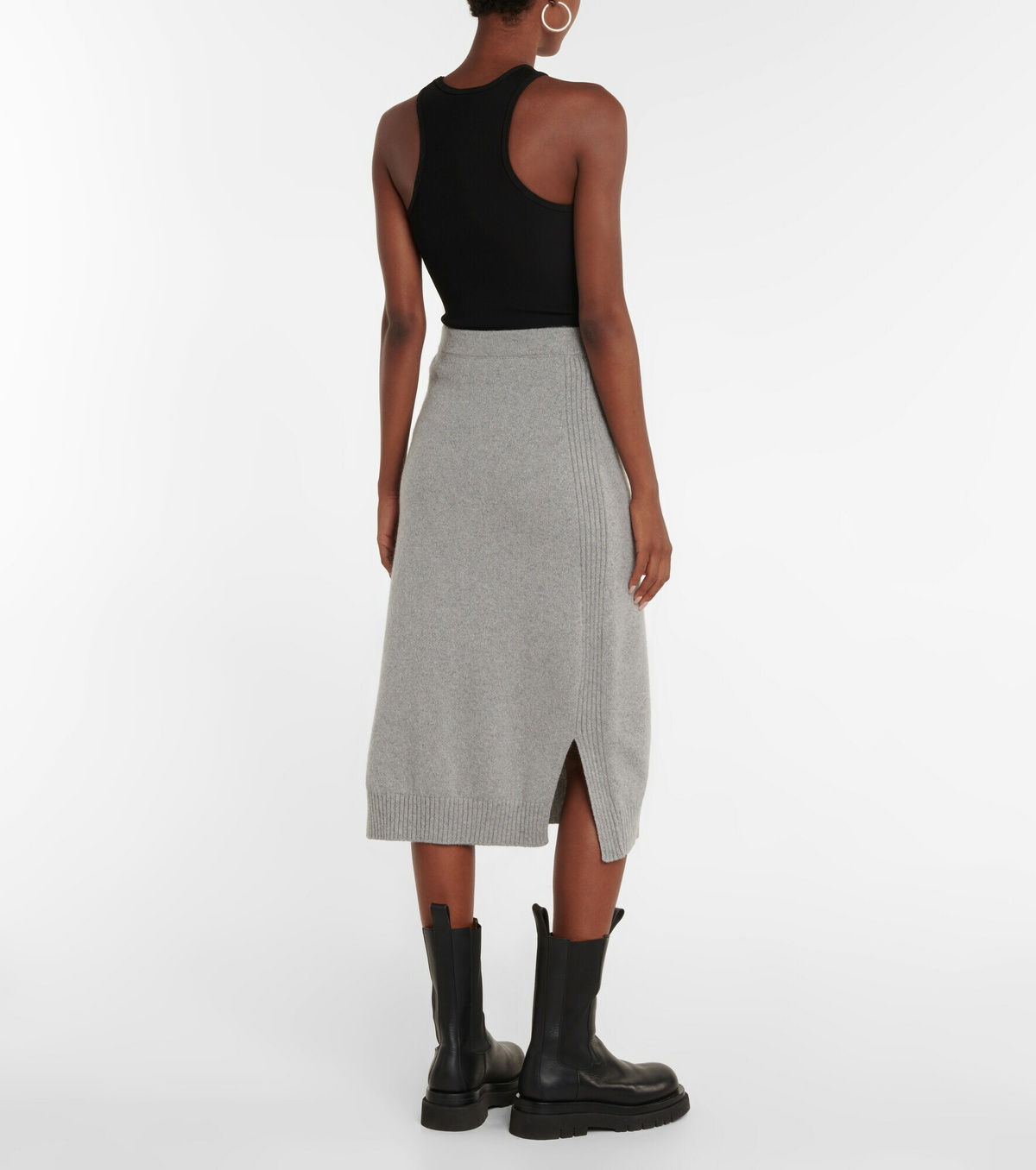 Moncler - Cashmere-blend midi skirt Moncler