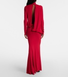 Magda Butrym Draped jersey gown