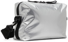 Hugo Silver Ripstop Messenger Bag