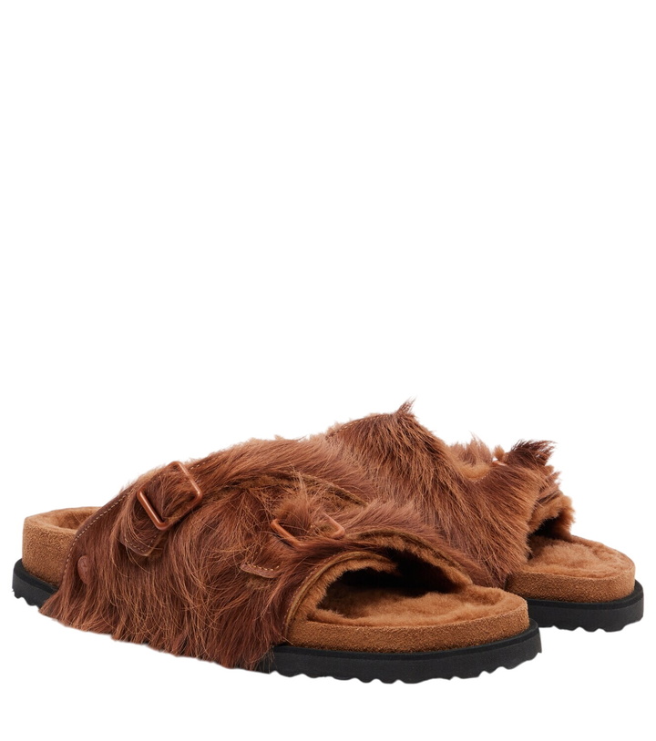 Photo: Birkenstock 1774 Zurich shearling slides