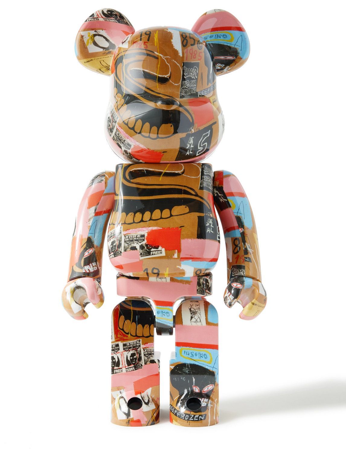 BE@RBRICK - Andy Warhol Jean-Michel Basquiat #2 1000% Printed