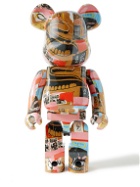 BE@RBRICK - Andy Warhol Jean-Michel Basquiat #2 1000% Printed Figurine