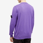 Stone Island Men's Soft Cotton Crew Neck Jumper in Lavender