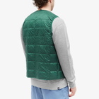 Taion Men's V-Neck Down Vest in Kelly Green