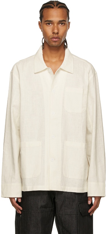Photo: Winnie New York White Linen Chore Shirt