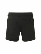 TOM FORD Compact Poplin Swim Shorts with Piping
