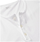 Hartford - Cotton-Jersey Henley T-Shirt - Men - White