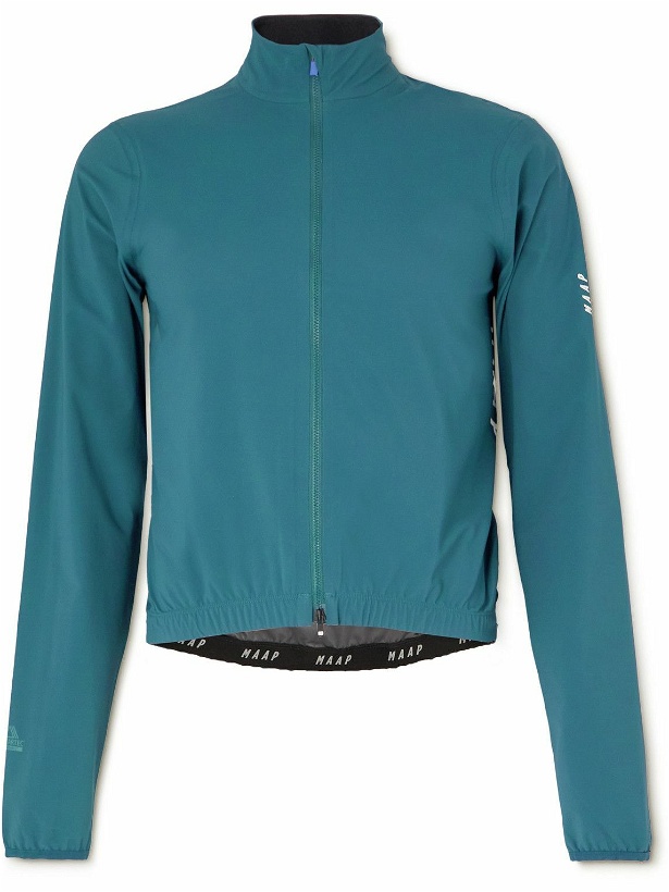Photo: MAAP - Prime Logo-Print Shell Cycling Jacket - Blue