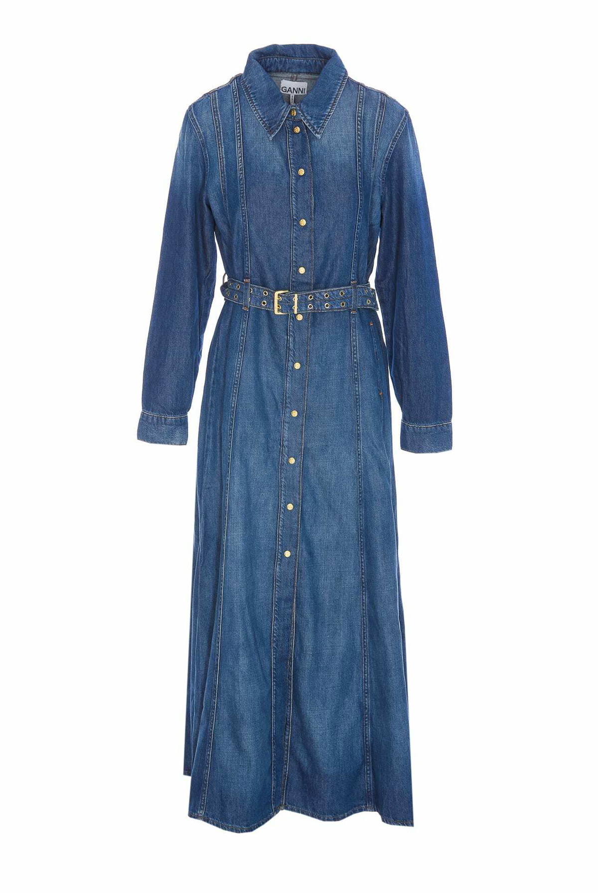 white christmas dresses Light Denim Long Dress