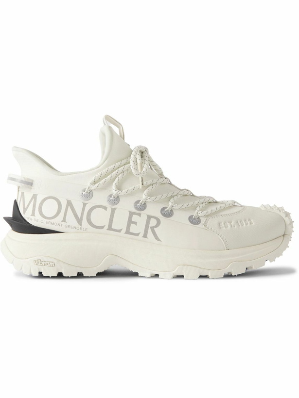 Photo: Moncler - Trailgrip Lite 2 Logo-Print Rubber-Trimmed Ripstop Sneakers - White