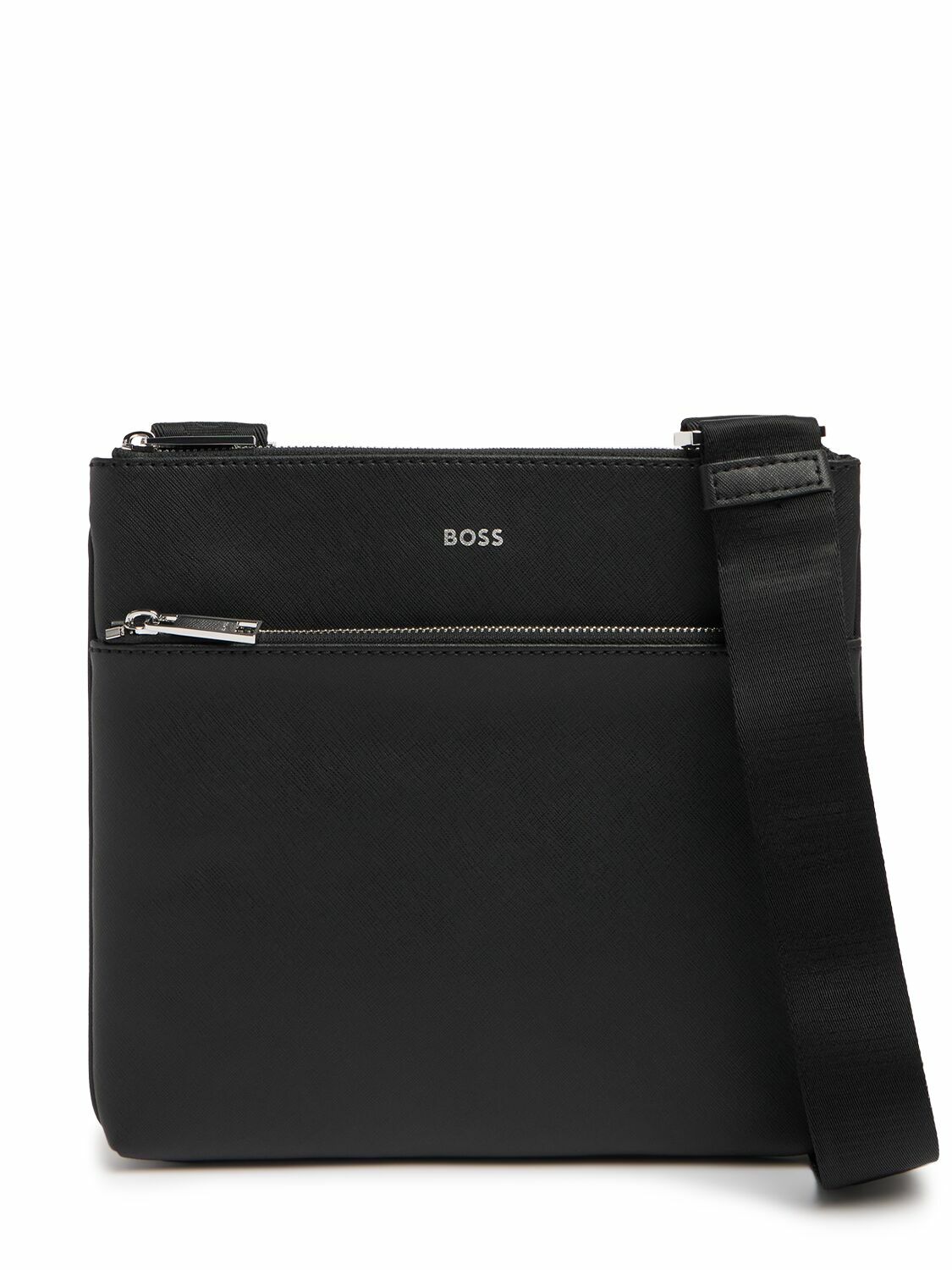 BOSS - Zair Zip Leather Crossbody Bag BOSS