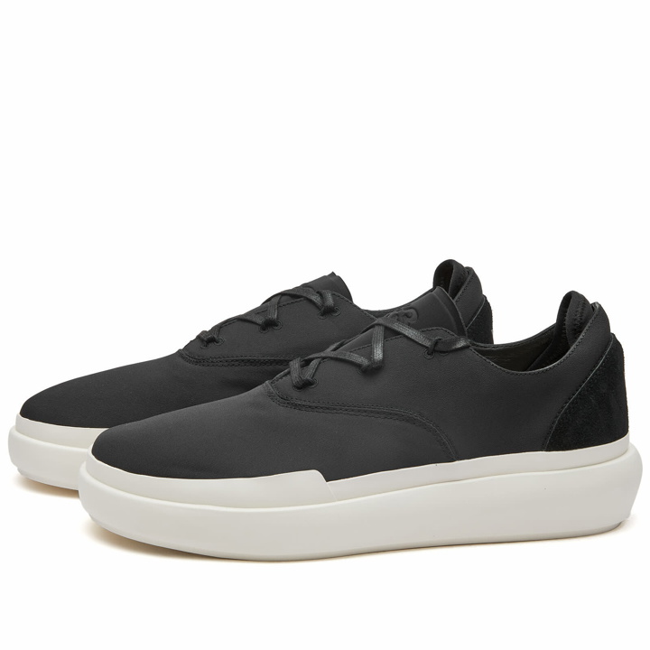 Photo: Y-3 Men's Ajatu Court Formal Sneakers in Black/Off White