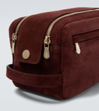 Brunello Cucinelli Suede toiletry bag