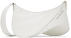 Mugler White Medium Spiral Curve 01 Bag