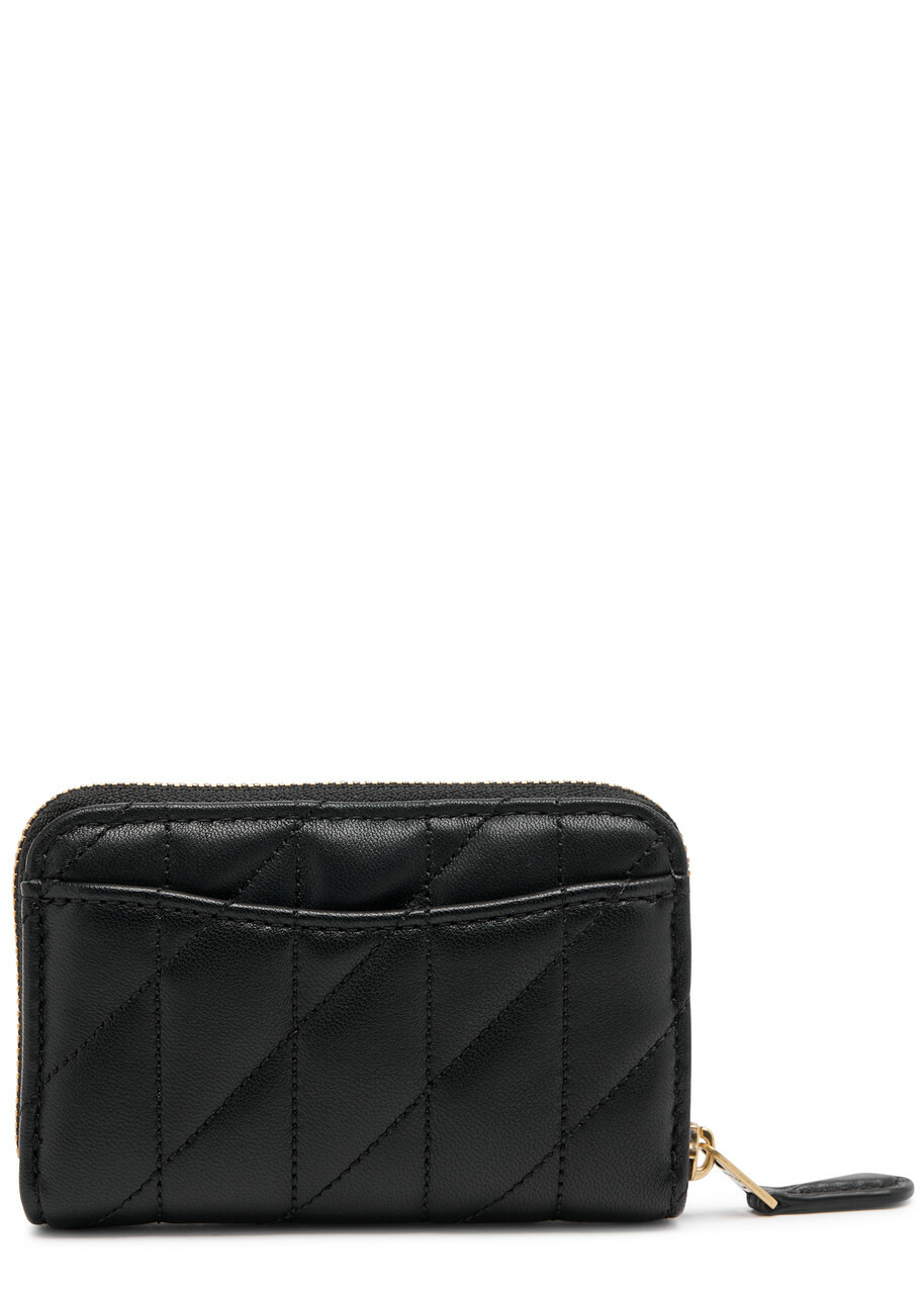 Coach Pillow Quilted Leather Wallet - Black - One Size