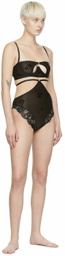 DIDU Black Polyester Briefs