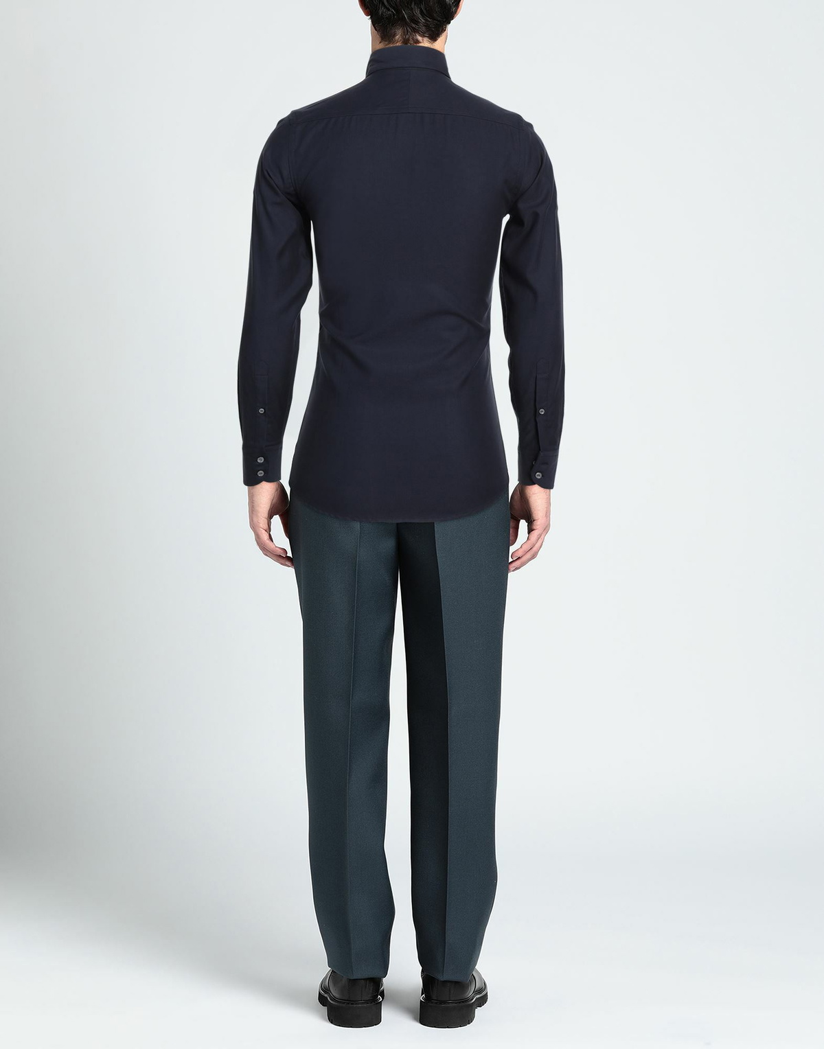 Dunhill Mens Shirt Midnight in Blue