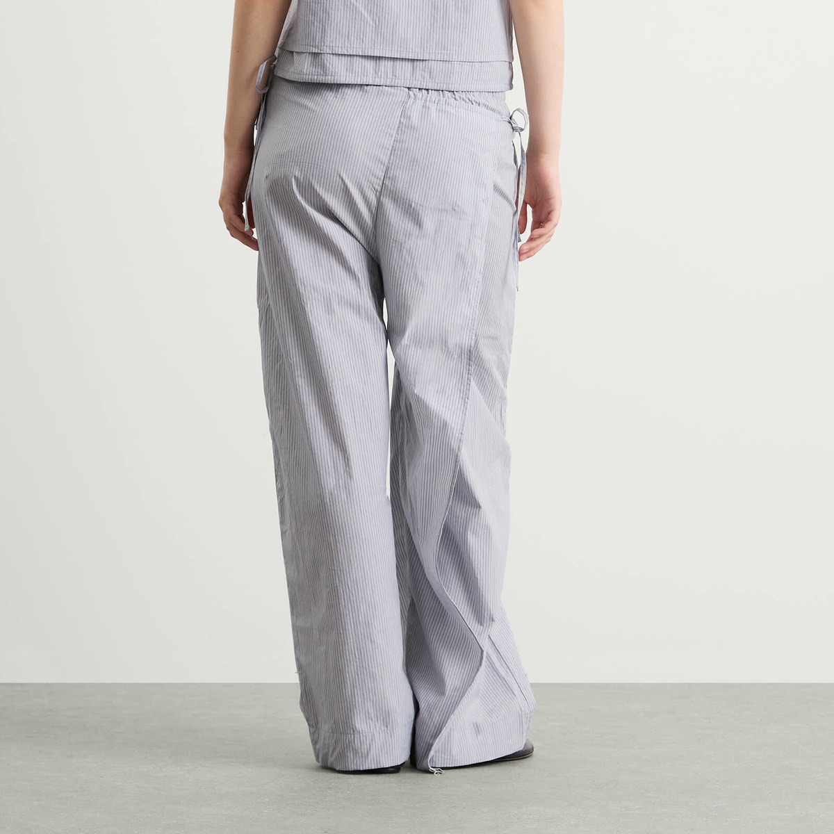Deiji Studios Women's Double Layer Pant in Sky Stripe