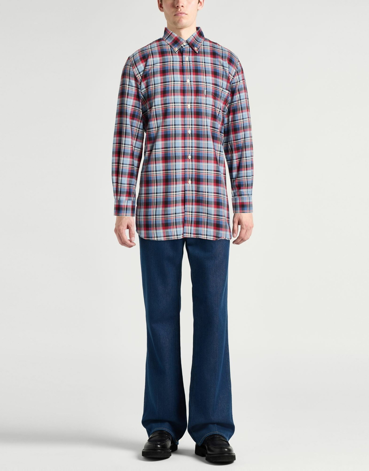 Barbour Mens Shirt Light in Blue