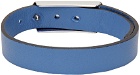 Salvatore Ferragamo Blue Leather 1927 Bracelet
