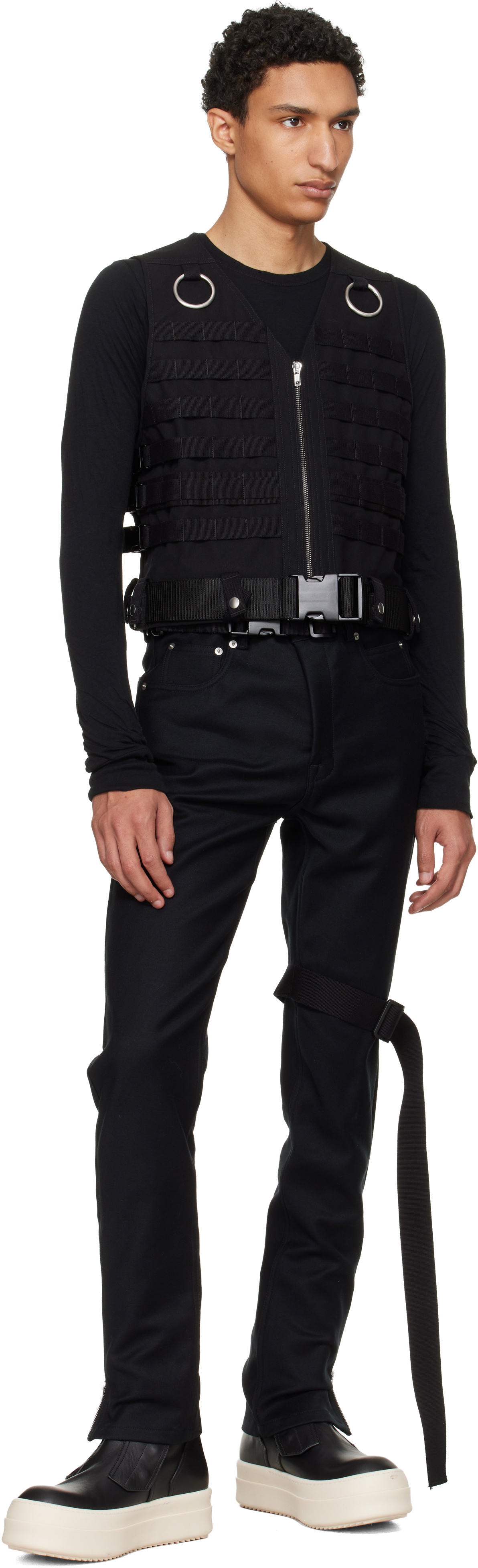 Rick Owens Black Temple Supply Vest