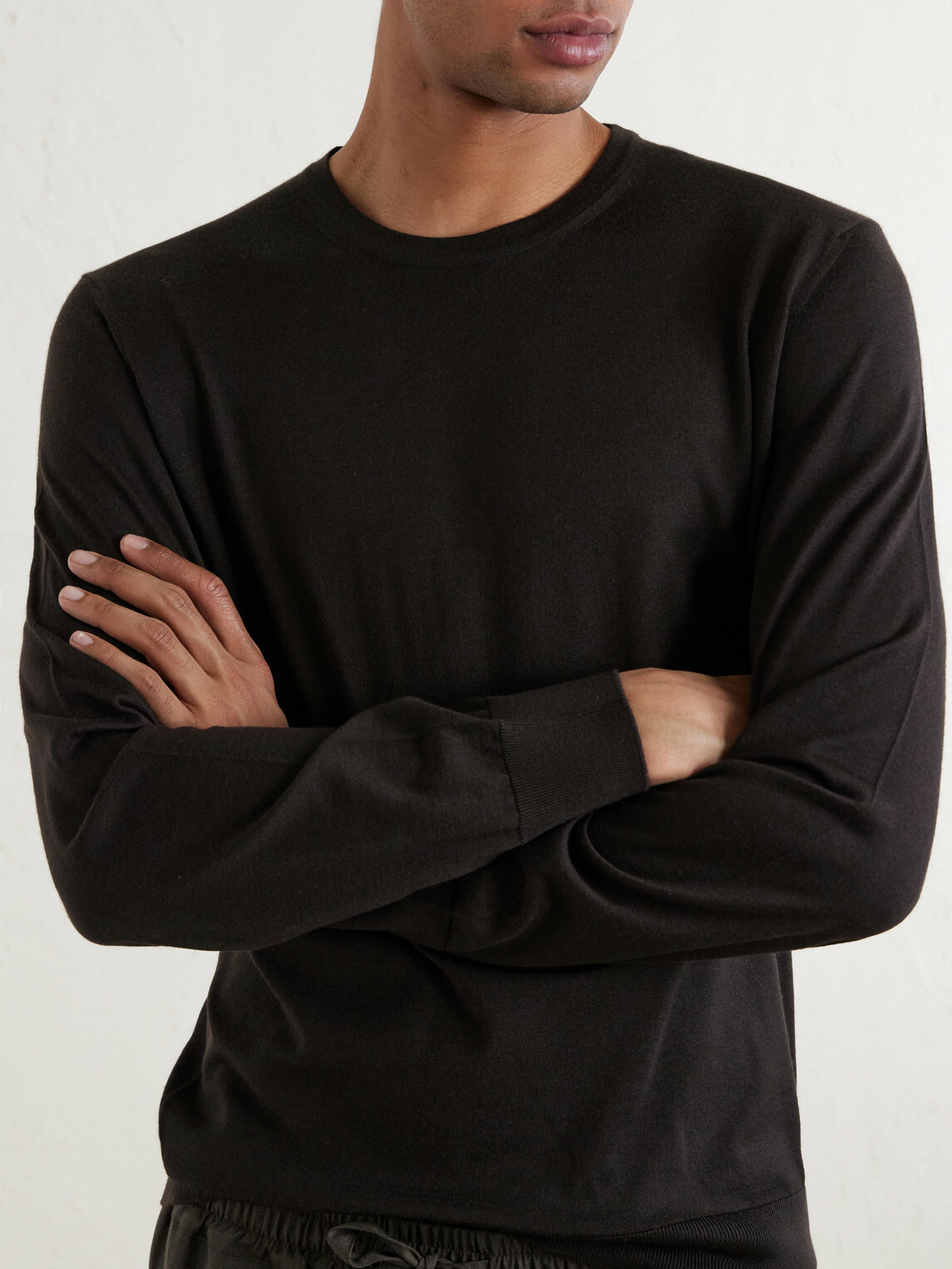 Zegna - Cashmere and Silk-Blend Sweater - Brown