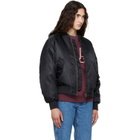 ANINE BING Black Leon Bomber Jacket