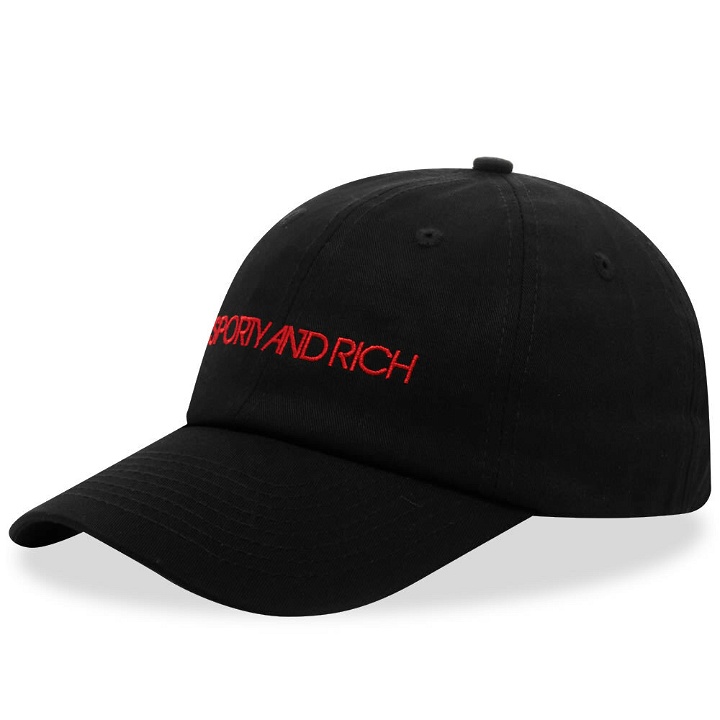 Photo: Sporty & Rich Disco Hat in Faded Black/Red
