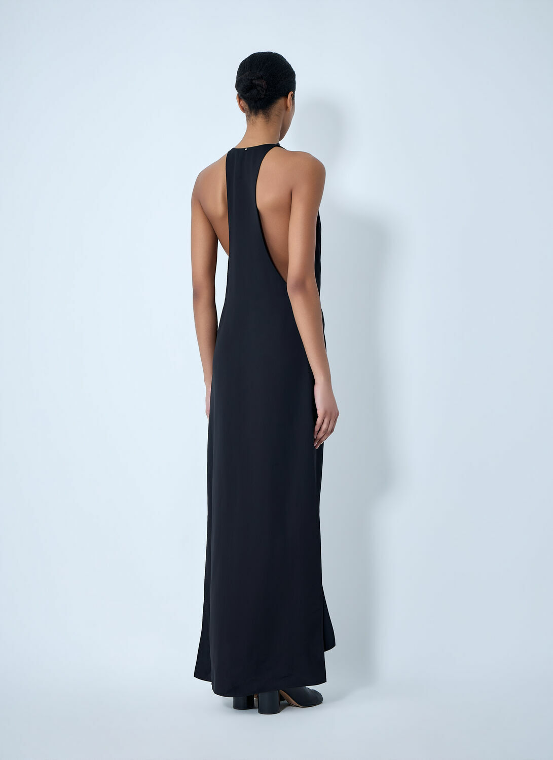 Sportmax Sleeveless Draped Maxi Dress