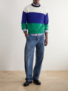 JW Anderson - Striped Wool Sweater - Blue