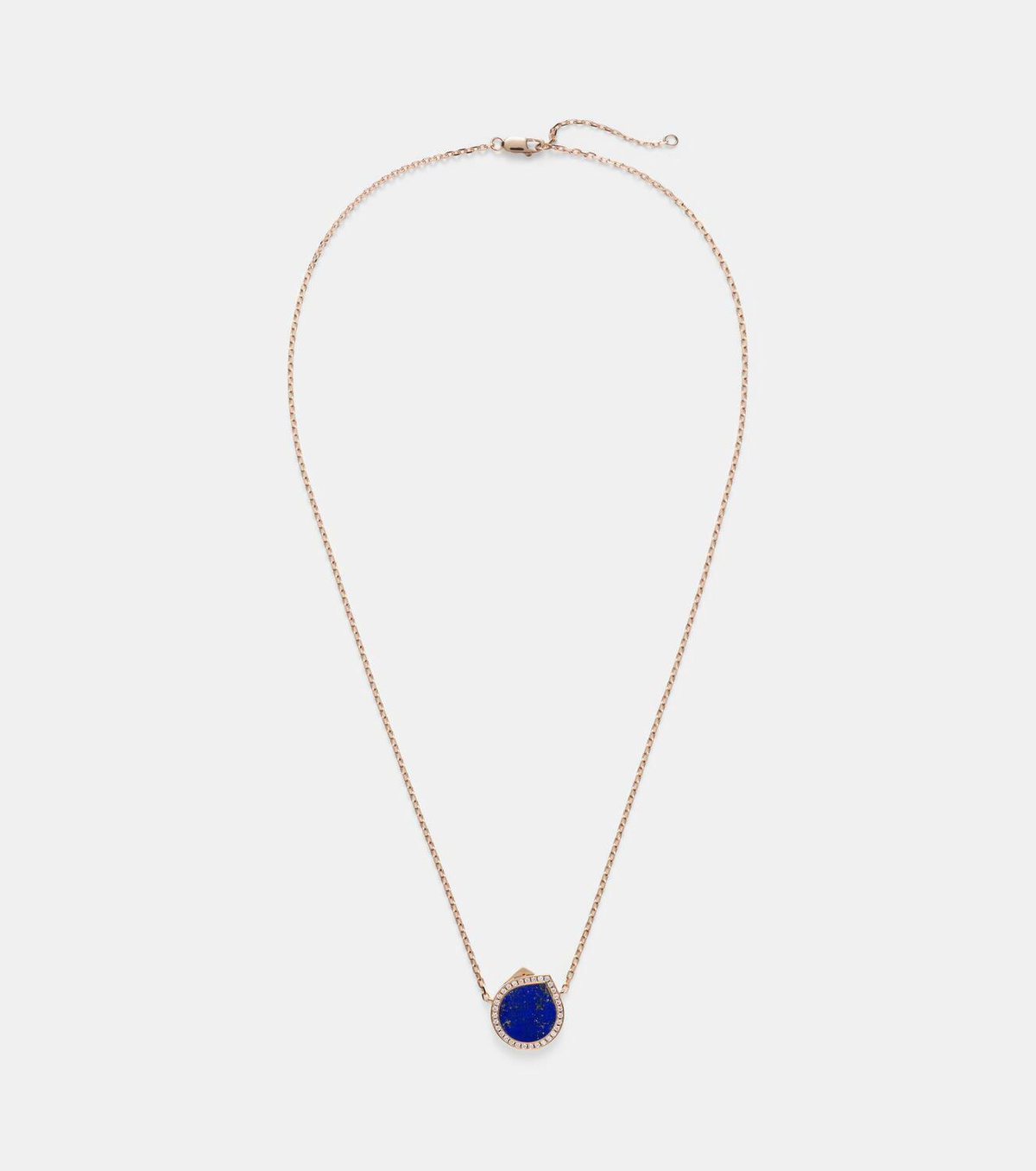 Repossi Antifer 18kt gold necklace with lapis lazuli and diamonds