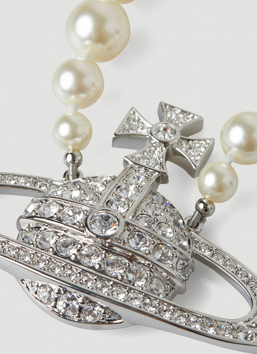 Vivienne Westwood Bas Relief Pearl Necklace